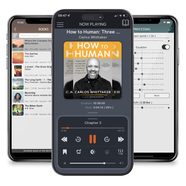Download fo free audiobook How to Human: Three Ways to Share Life Beyond What Distracts,... by Carlos Whittaker and listen anywhere on your iOS devices in the ListenBook app.
