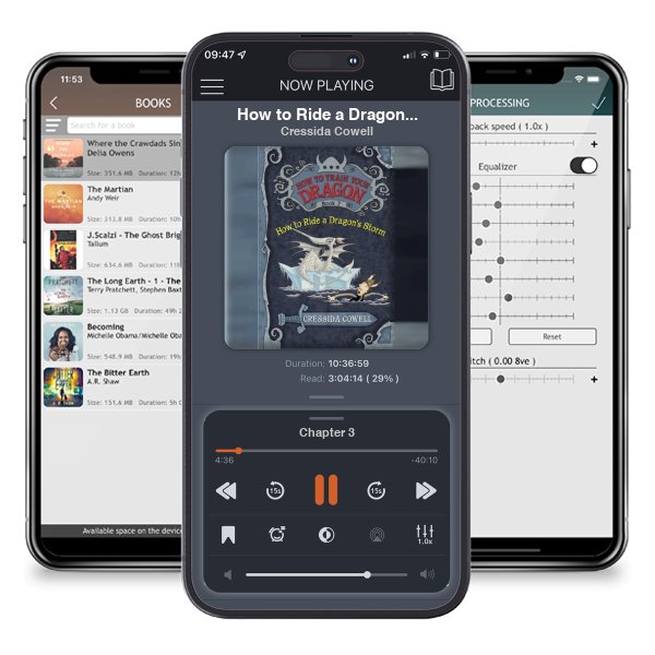 Download fo free audiobook How to Ride a Dragon\'s Storm (How to Train Your Dragon Series #7) by Cressida Cowell and listen anywhere on your iOS devices in the ListenBook app.