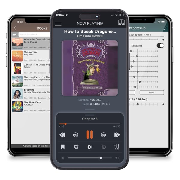 Download fo free audiobook How to Speak Dragonese (How to Train Your Dragon Series #3) by Cressida Cowell and listen anywhere on your iOS devices in the ListenBook app.