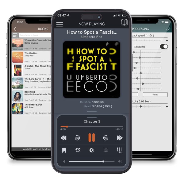 Download fo free audiobook How to Spot a Fascist by Umberto Eco and listen anywhere on your iOS devices in the ListenBook app.
