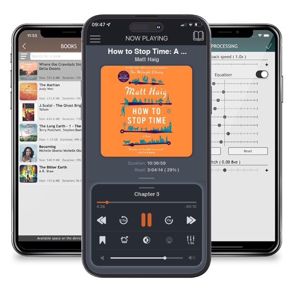 Download fo free audiobook How to Stop Time: A Novel by Matt Haig and listen anywhere on your iOS devices in the ListenBook app.