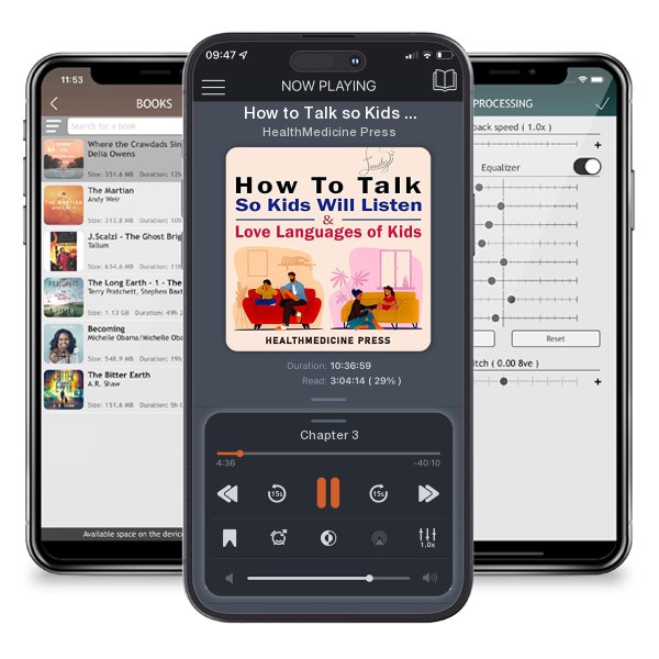 Download fo free audiobook How to Talk so Kids Will Listen & Love Languages of Kids by HealthMedicine Press and listen anywhere on your iOS devices in the ListenBook app.