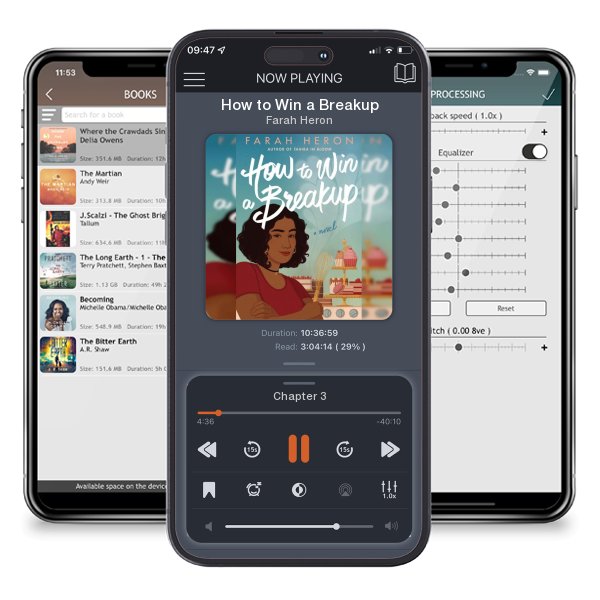Download fo free audiobook How to Win a Breakup by Farah Heron and listen anywhere on your iOS devices in the ListenBook app.