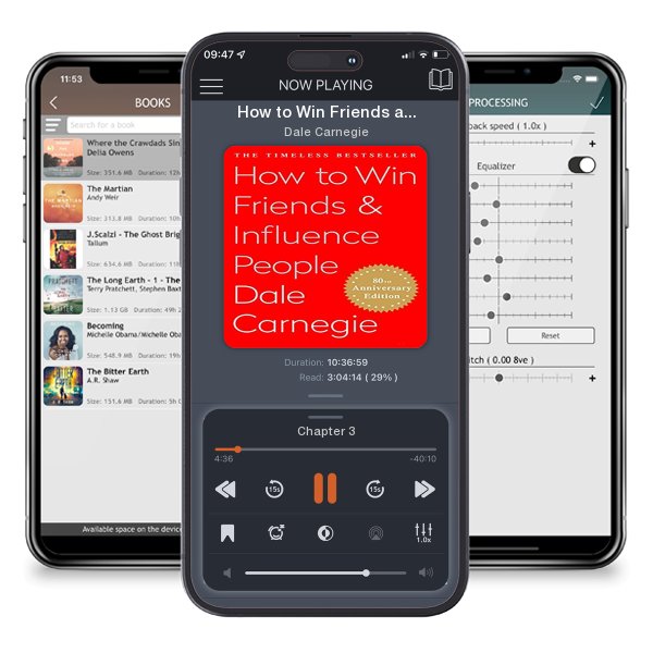 Download fo free audiobook How to Win Friends and Influence People by Dale Carnegie and listen anywhere on your iOS devices in the ListenBook app.