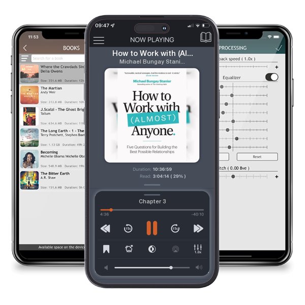 Download fo free audiobook How to Work with (Almost) Anyone: Five Questions for Building... by Michael Bungay Stanier and listen anywhere on your iOS devices in the ListenBook app.