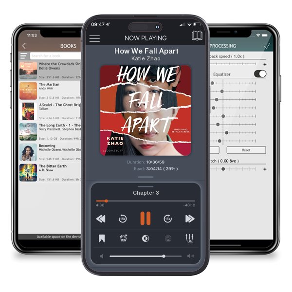Download fo free audiobook How We Fall Apart by Katie Zhao and listen anywhere on your iOS devices in the ListenBook app.
