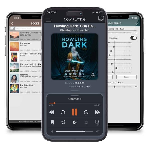 Download fo free audiobook Howling Dark: Sun Eater, Book 2 by Christopher Ruocchio and listen anywhere on your iOS devices in the ListenBook app.