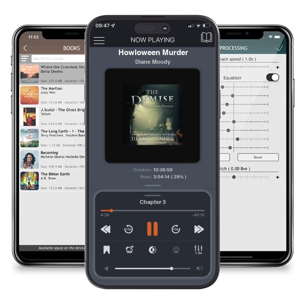 Download fo free audiobook Howloween Murder by Diane Moody and listen anywhere on your iOS devices in the ListenBook app.