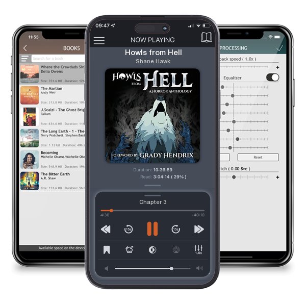 Download fo free audiobook Howls from Hell by Shane Hawk and listen anywhere on your iOS devices in the ListenBook app.