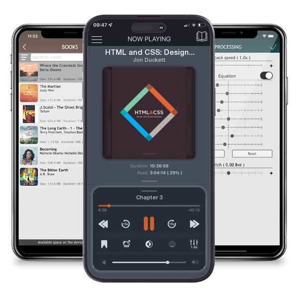 Download fo free audiobook HTML and CSS: Design and Build Websites by Jon Duckett and listen anywhere on your iOS devices in the ListenBook app.