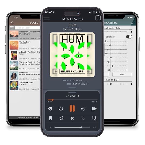 Download fo free audiobook Hum by Helen Phillips and listen anywhere on your iOS devices in the ListenBook app.