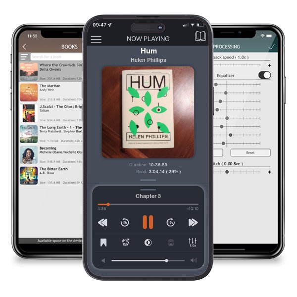 Download fo free audiobook Hum by Helen Phillips and listen anywhere on your iOS devices in the ListenBook app.