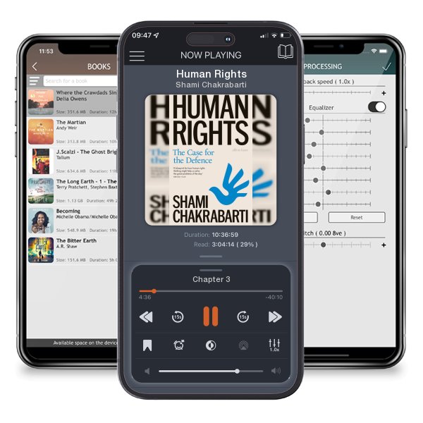 Download fo free audiobook Human Rights by Shami Chakrabarti and listen anywhere on your iOS devices in the ListenBook app.