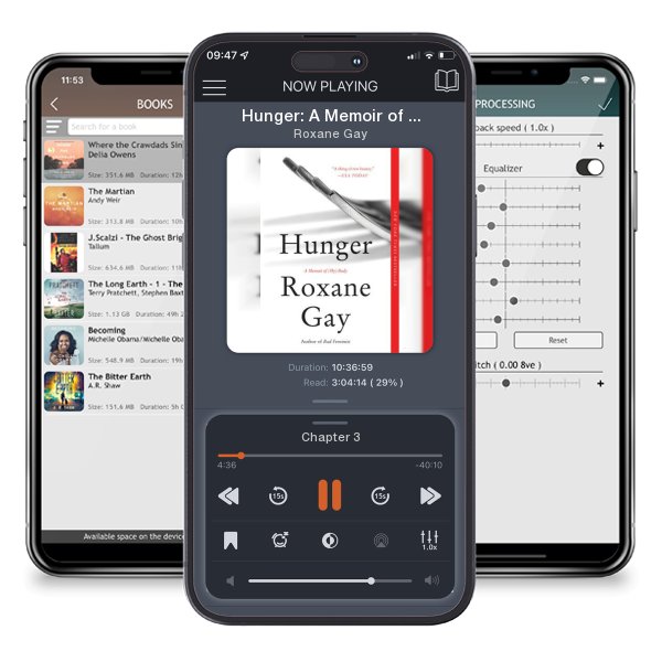 Download fo free audiobook Hunger: A Memoir of (My) Body by Roxane Gay and listen anywhere on your iOS devices in the ListenBook app.
