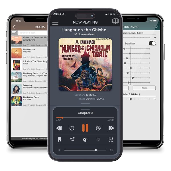 Download fo free audiobook Hunger on the Chisholm Trail by M. Ennenbach and listen anywhere on your iOS devices in the ListenBook app.