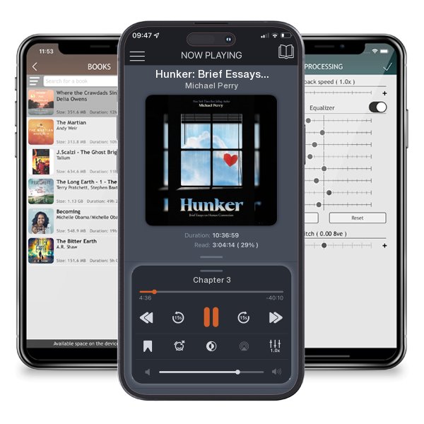 Download fo free audiobook Hunker: Brief Essays on Human Connection by Michael Perry and listen anywhere on your iOS devices in the ListenBook app.