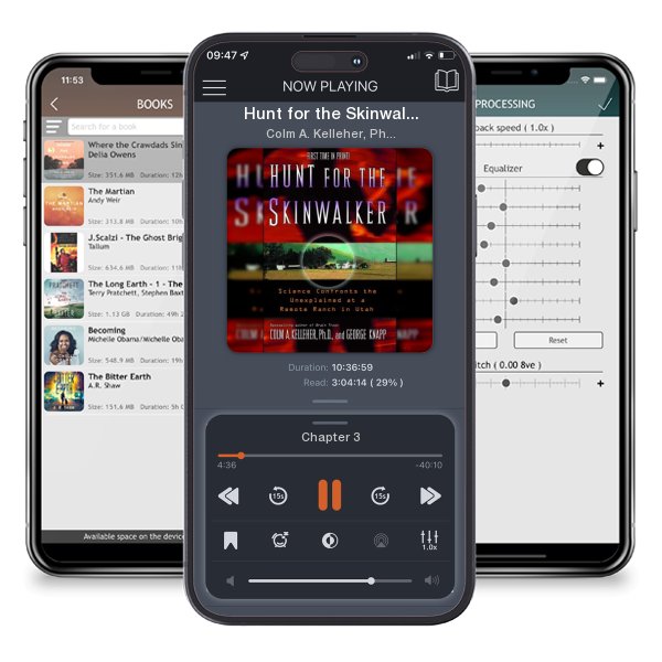 Download fo free audiobook Hunt for the Skinwalker: Science Confronts the Unexplained at a Remote Ranch in Utah by Colm A. Kelleher, Ph.D. and listen anywhere on your iOS devices in the ListenBook app.