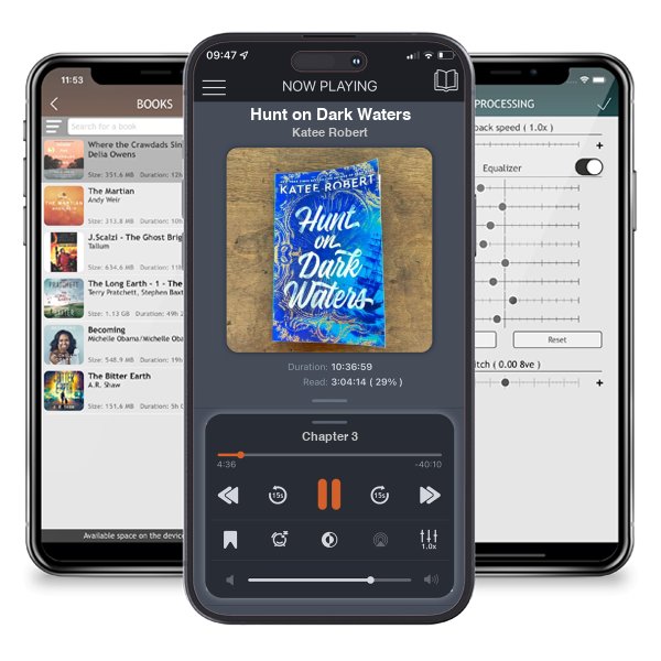 Download fo free audiobook Hunt on Dark Waters by Katee Robert and listen anywhere on your iOS devices in the ListenBook app.