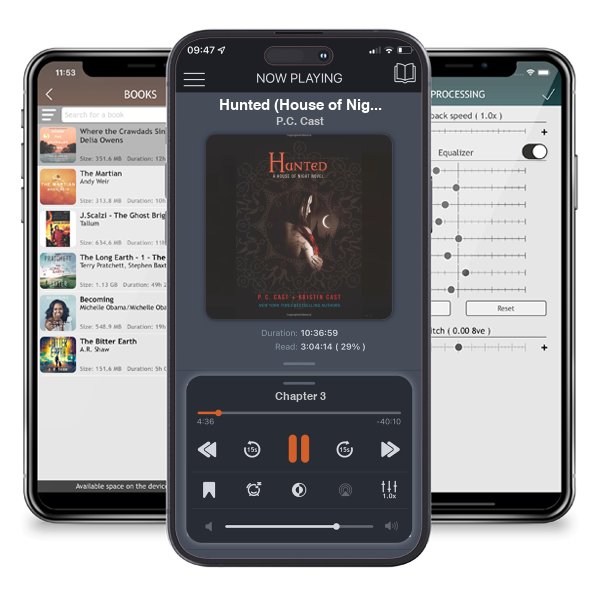 Download fo free audiobook Hunted (House of Night, #5) by P.C. Cast and listen anywhere on your iOS devices in the ListenBook app.