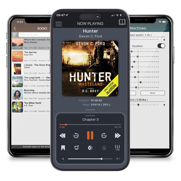 Download fo free audiobook Hunter by Devon C. Ford and listen anywhere on your iOS devices in the ListenBook app.