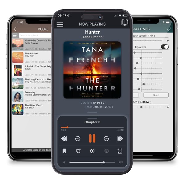 Download fo free audiobook Hunter by Tana French and listen anywhere on your iOS devices in the ListenBook app.