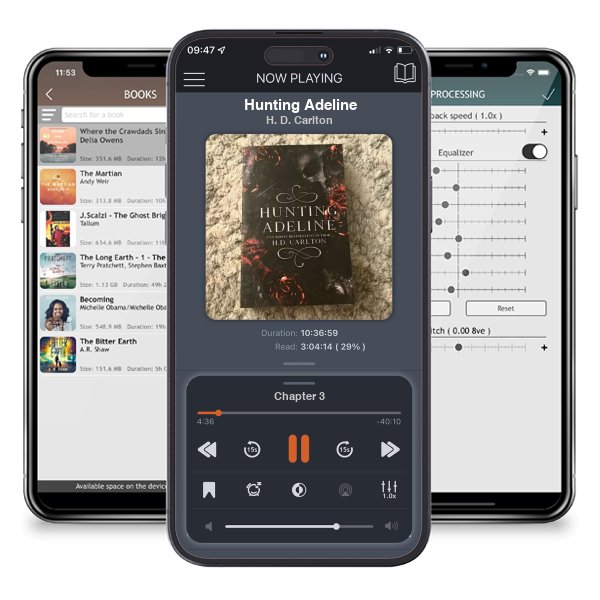 Download fo free audiobook Hunting Adeline by H. D. Carlton and listen anywhere on your iOS devices in the ListenBook app.