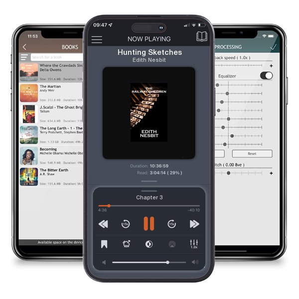 Download fo free audiobook Hunting Sketches by Edith Nesbit and listen anywhere on your iOS devices in the ListenBook app.