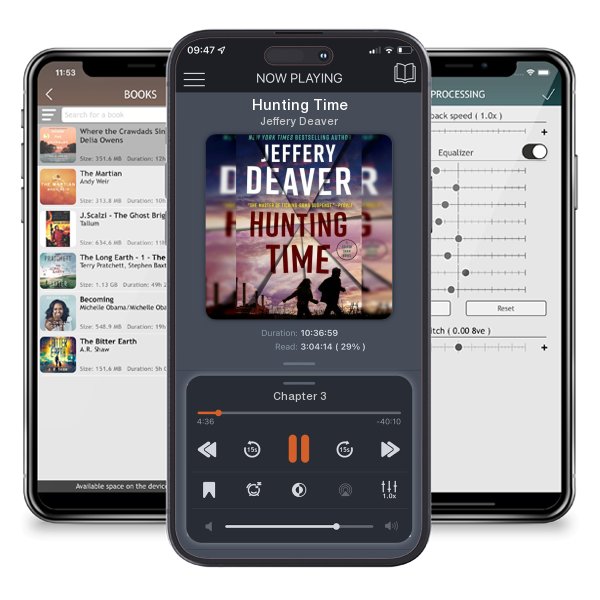 Download fo free audiobook Hunting Time by Jeffery Deaver and listen anywhere on your iOS devices in the ListenBook app.