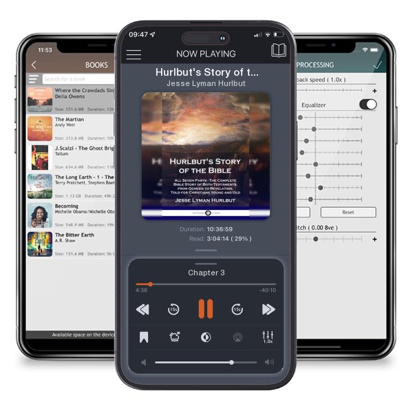 Download fo free audiobook Hurlbut's Story of the Bible: All Seven Parts - The Complete Bible Story of Both Testaments, from Genesis to Revelation, Told for Christians Young a by Jesse Lyman Hurlbut and listen anywhere on your iOS devices in the ListenBook app.
