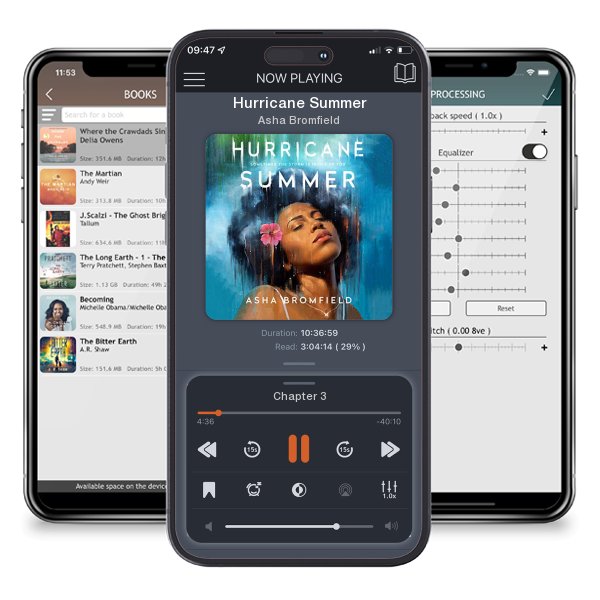 Download fo free audiobook Hurricane Summer by Asha Bromfield and listen anywhere on your iOS devices in the ListenBook app.