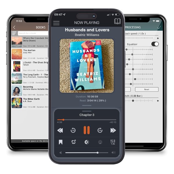 Download fo free audiobook Husbands and Lovers by Beatriz Williams and listen anywhere on your iOS devices in the ListenBook app.