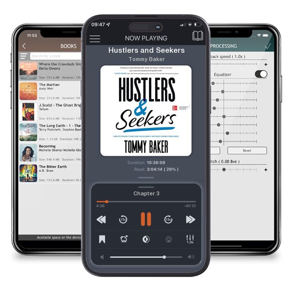 Download fo free audiobook Hustlers and Seekers by Tommy Baker and listen anywhere on your iOS devices in the ListenBook app.