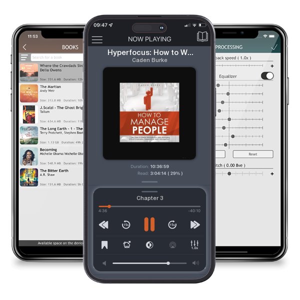 Download fo free audiobook Hyperfocus: How to Work Less to Achieve More by Caden Burke and listen anywhere on your iOS devices in the ListenBook app.