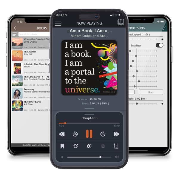 Download fo free audiobook I Am a Book. I Am a Portal to the Universe. by Miriam Quick and Stefanie Posavec and listen anywhere on your iOS devices in the ListenBook app.