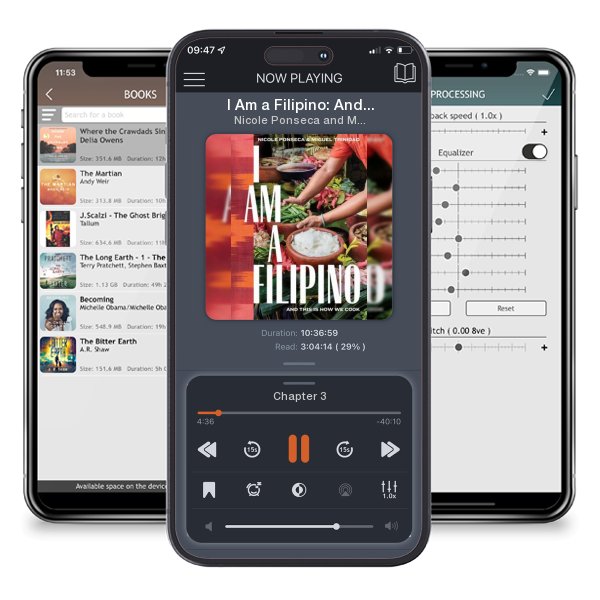 Download fo free audiobook I Am a Filipino: And This Is How We Cook by Nicole Ponseca and Miguel Trinidad and listen anywhere on your iOS devices in the ListenBook app.