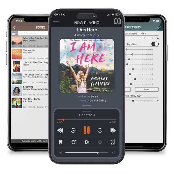 Download fo free audiobook I Am Here by Ashley LeMieux and listen anywhere on your iOS devices in the ListenBook app.