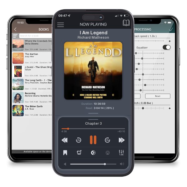 Download fo free audiobook I Am Legend by Richard Matheson and listen anywhere on your iOS devices in the ListenBook app.