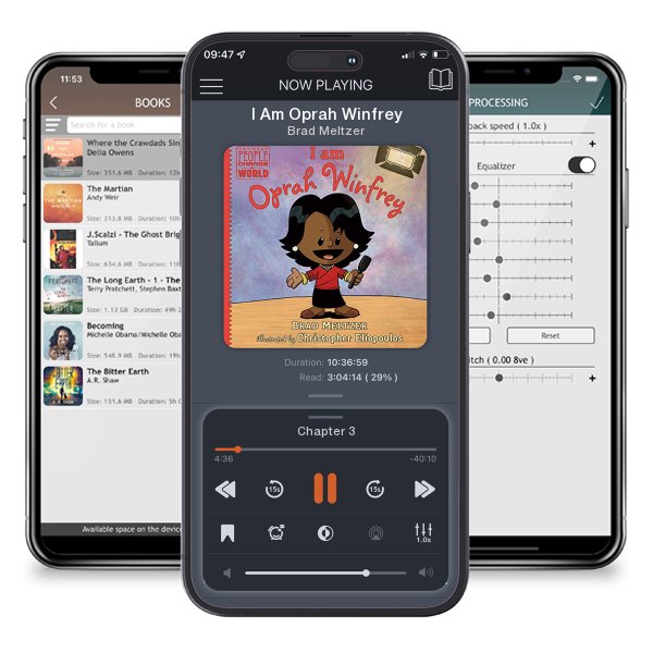 Download fo free audiobook I Am Oprah Winfrey by Brad Meltzer and listen anywhere on your iOS devices in the ListenBook app.
