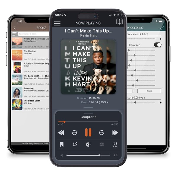 Download fo free audiobook I Can't Make This Up: Life Lessons by Kevin Hart and listen anywhere on your iOS devices in the ListenBook app.