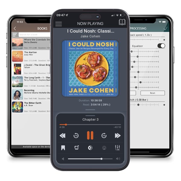 Download fo free audiobook I Could Nosh: Classic Jew-Ish Recipes Revamped for Every Day by Jake Cohen and listen anywhere on your iOS devices in the ListenBook app.