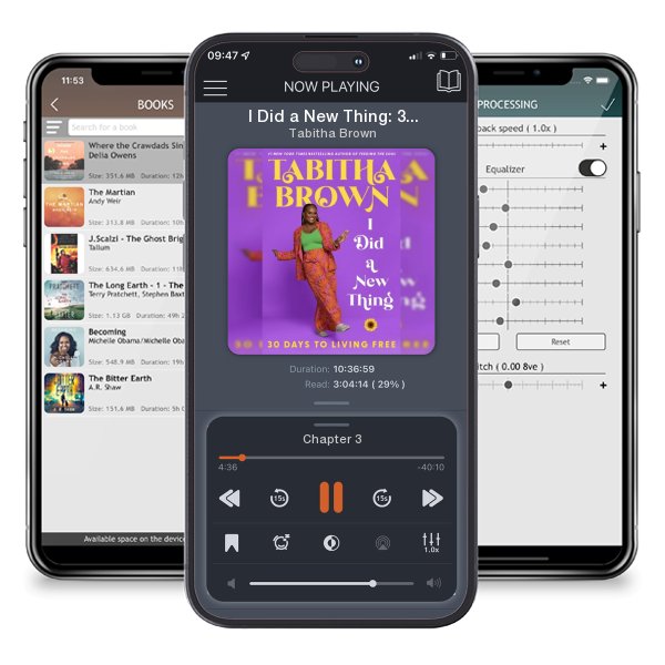 Download fo free audiobook I Did a New Thing: 30 Days to Living Free by Tabitha Brown and listen anywhere on your iOS devices in the ListenBook app.