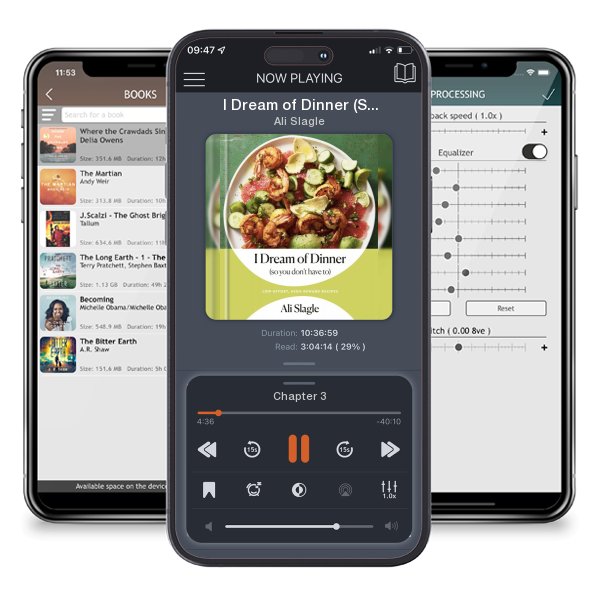 Download fo free audiobook I Dream of Dinner (So You Don't Have To): Low-Effort,... by Ali Slagle and listen anywhere on your iOS devices in the ListenBook app.