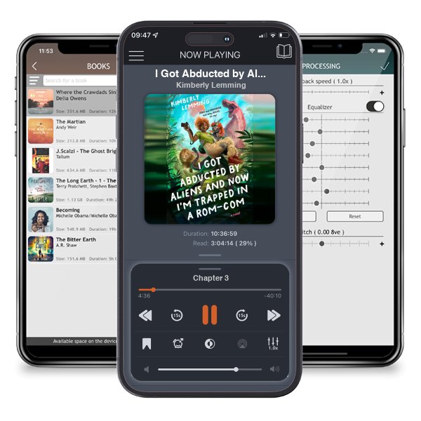 Download fo free audiobook I Got Abducted by Aliens and Now I\'m Trapped in a Rom-Com (Cosmic Chaos, #1) by Kimberly Lemming and listen anywhere on your iOS devices in the ListenBook app.
