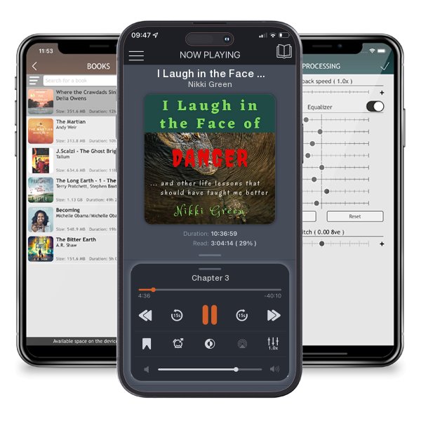 Download fo free audiobook I Laugh in the Face of Danger by Nikki Green and listen anywhere on your iOS devices in the ListenBook app.