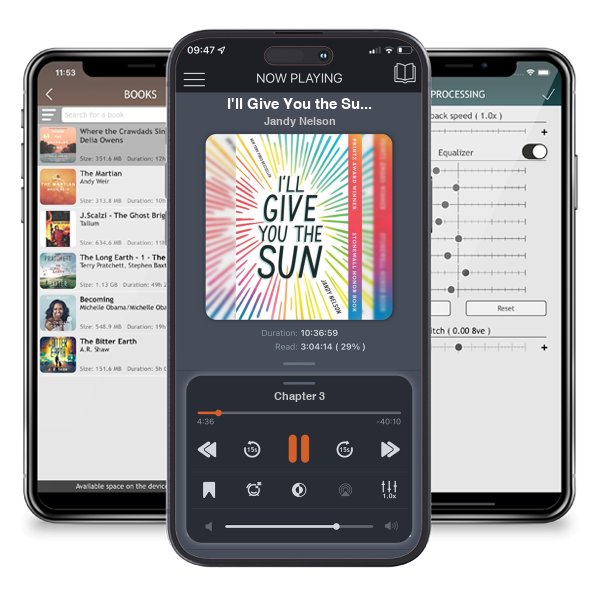 Download fo free audiobook I'll Give You the Sun by Jandy Nelson and listen anywhere on your iOS devices in the ListenBook app.