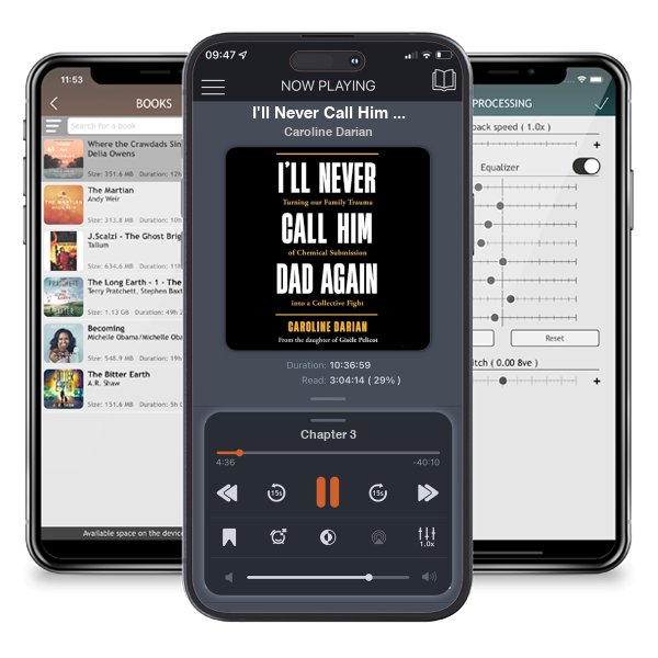 Download fo free audiobook I\'ll Never Call Him Dad Again: By the daughter of Gisèle Pelicot: Turning our family trauma of Chemical Submission into a collective fight by Caroline Darian and listen anywhere on your iOS devices in the ListenBook app.