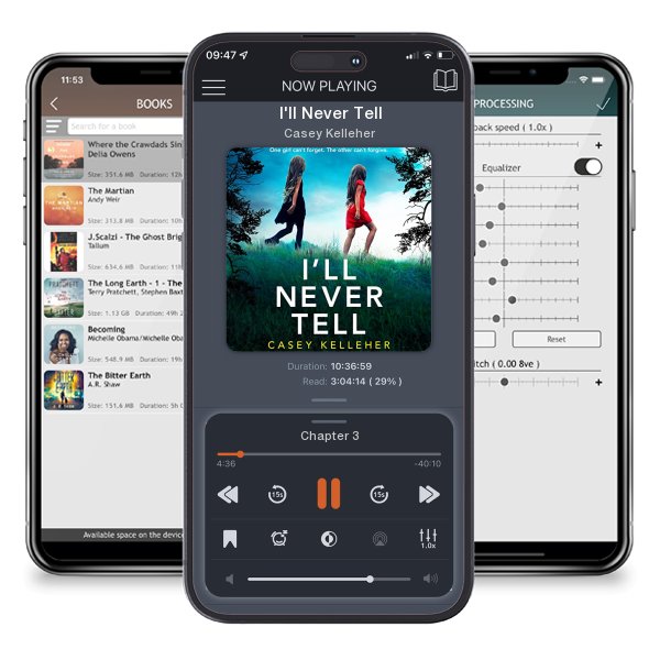 Download fo free audiobook I'll Never Tell by Casey Kelleher and listen anywhere on your iOS devices in the ListenBook app.