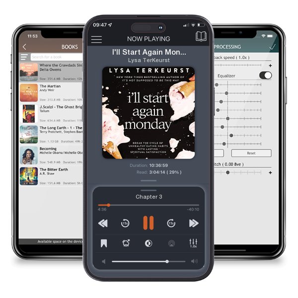 Download fo free audiobook I'll Start Again Monday by Lysa TerKeurst and listen anywhere on your iOS devices in the ListenBook app.