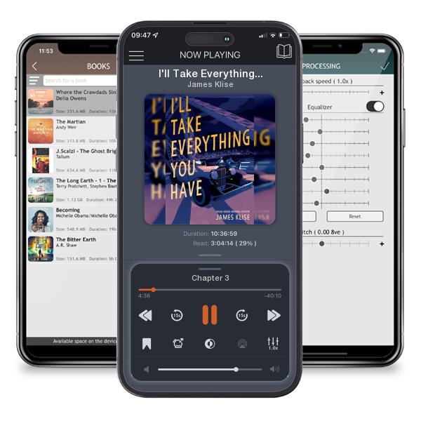 Download fo free audiobook I'll Take Everything You Have by James Klise and listen anywhere on your iOS devices in the ListenBook app.