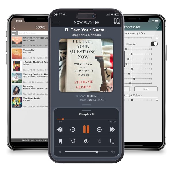 Download fo free audiobook I'll Take Your Questions Now by Stephanie Grisham and listen anywhere on your iOS devices in the ListenBook app.